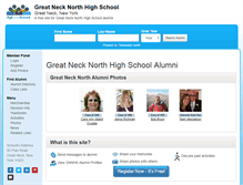 Tablet Screenshot of greatnecknorthhighschool.org